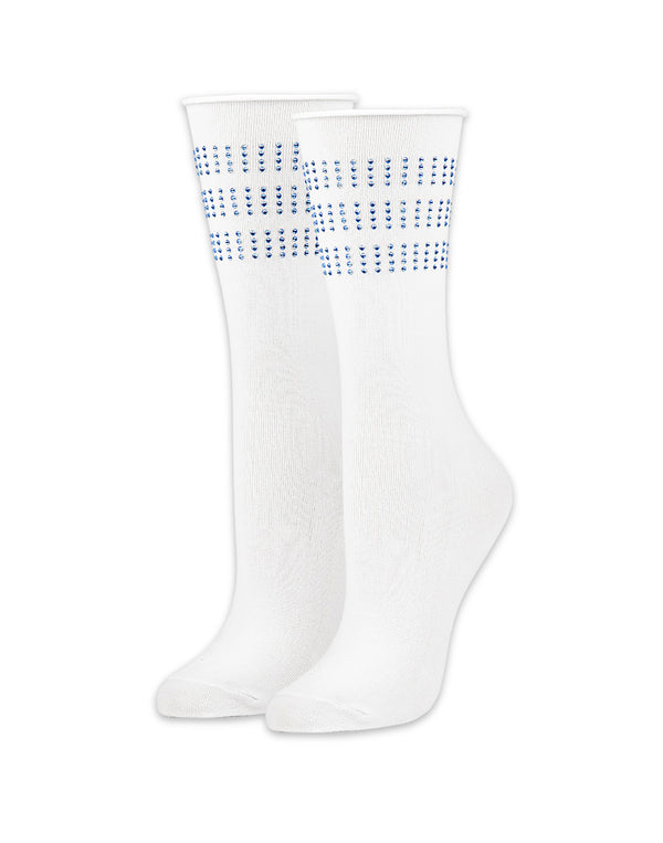 Cynthia Rowley Crystal Sport Socks