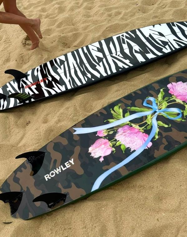 Cynthia Rowley Custom 7' Surfboard - Camouflage