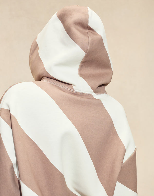 Cynthia Rowley Drew Striped Hoodie