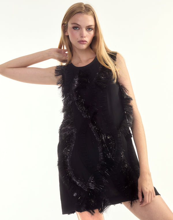 cynthia rowley Dusk Silk Mini Dress