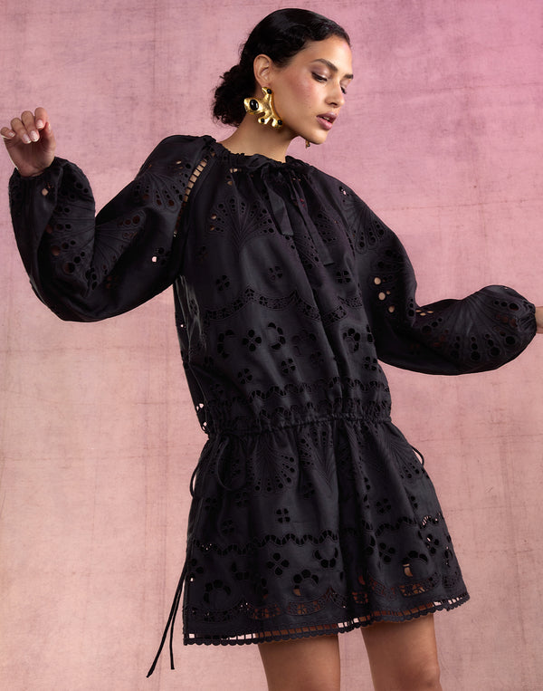 cynthia rowley Eva Embroidered Dress