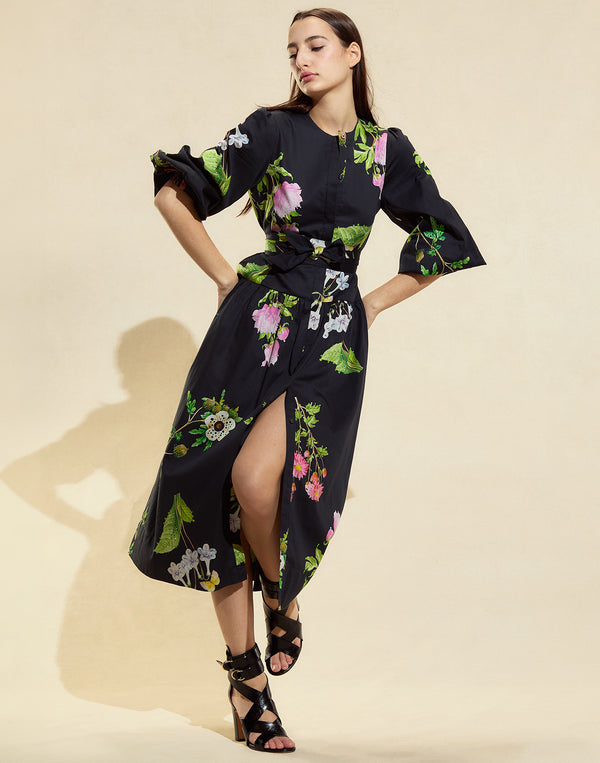 Cynthia Rowley Evermore Cotton Sateen Shirt Dress