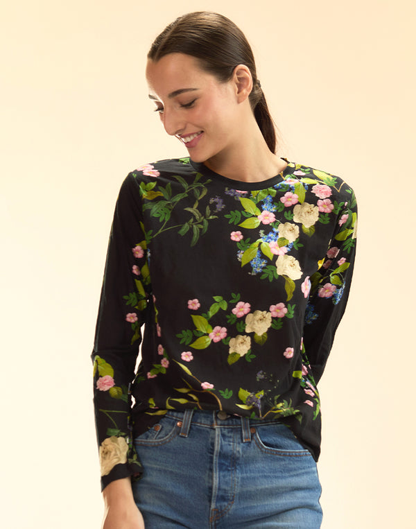 Cynthia Rowley Everyday Long-sleeve Tee