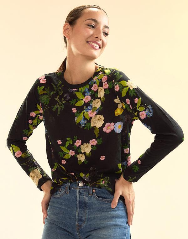 Cynthia Rowley Everyday Long-sleeve Tee
