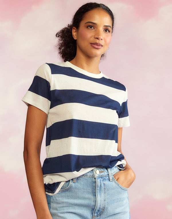 Cynthia Rowley Everyday Striped Tee