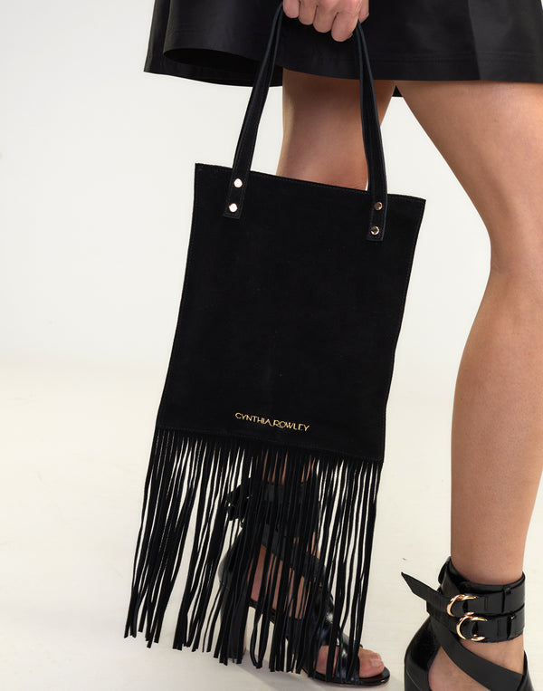 Cynthia Rowley Felicity Fringe Suede Tote