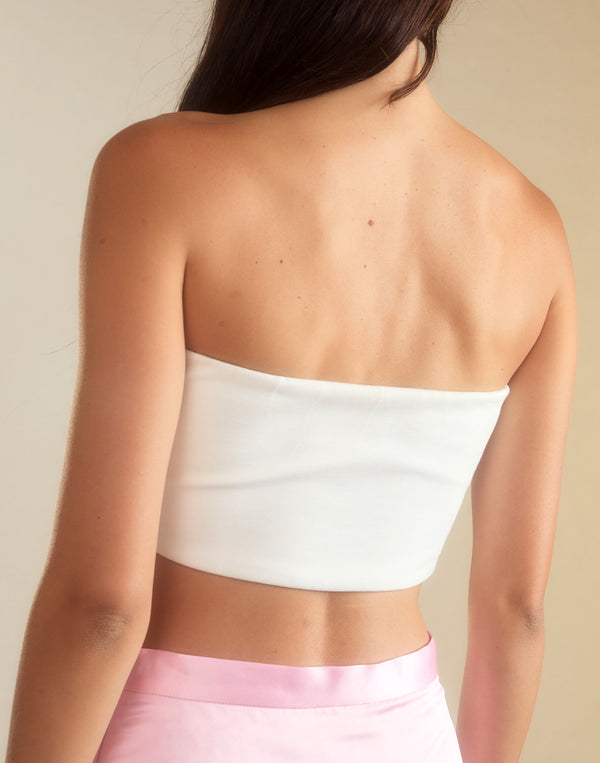 Cynthia Rowley Gradient Organza Flower Bandeau