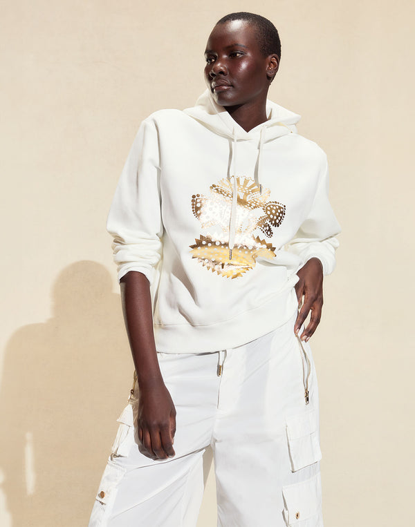 cynthia rowley Heart of Gold Hoodie