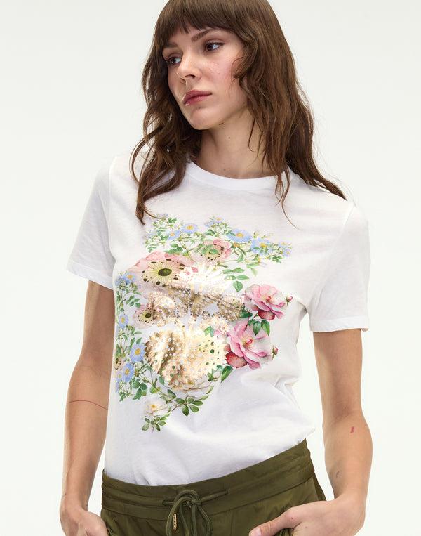 Cynthia Rowley Heart Of Gold Tee