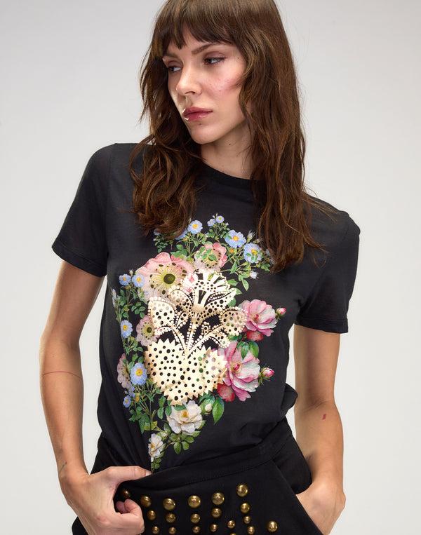 cynthia rowley Heart of Gold Tee
