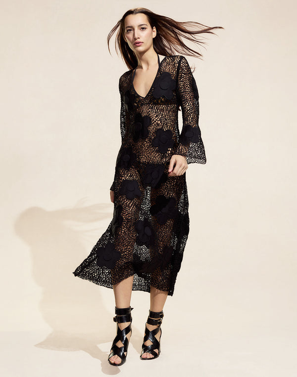 cynthia rowley Ibiza Crochet Cover Up