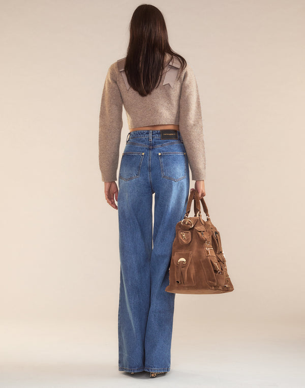 Cynthia Rowley Ivy Cropped Wool Cardigan