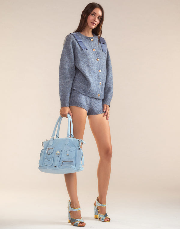 cynthia rowley Ivy Wool Knit Shorts