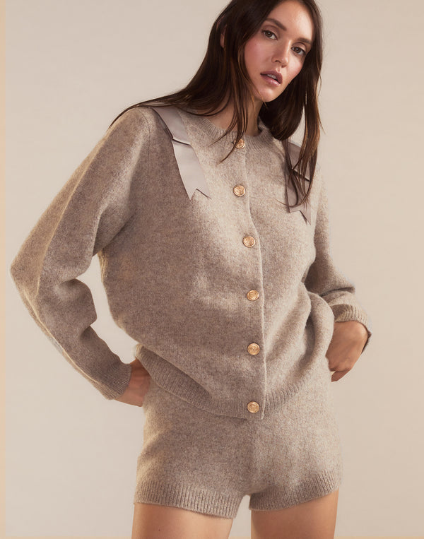 Cynthia Rowley Ivy Wool Knit Shorts