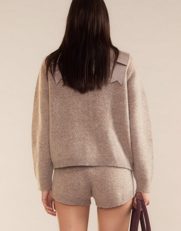 Cynthia Rowley Ivy Wool Knit Shorts