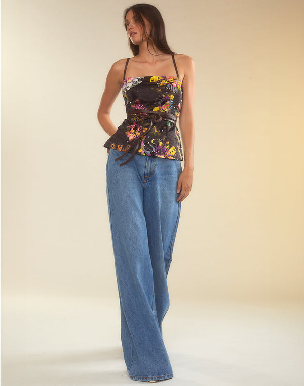 Cynthia Rowley Kaia Tie Top