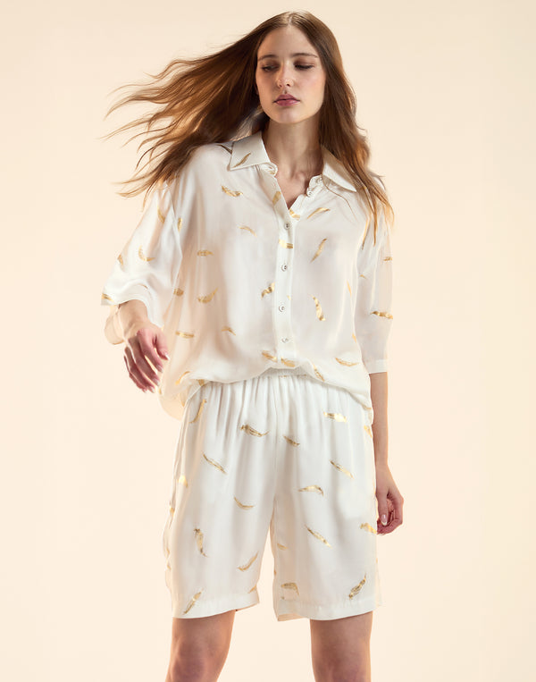 Cynthia Rowley Light As A Feather Camp Shirt