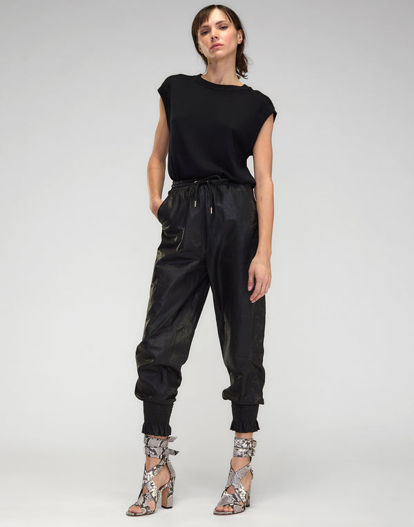 cynthia rowley London Leather Joggers