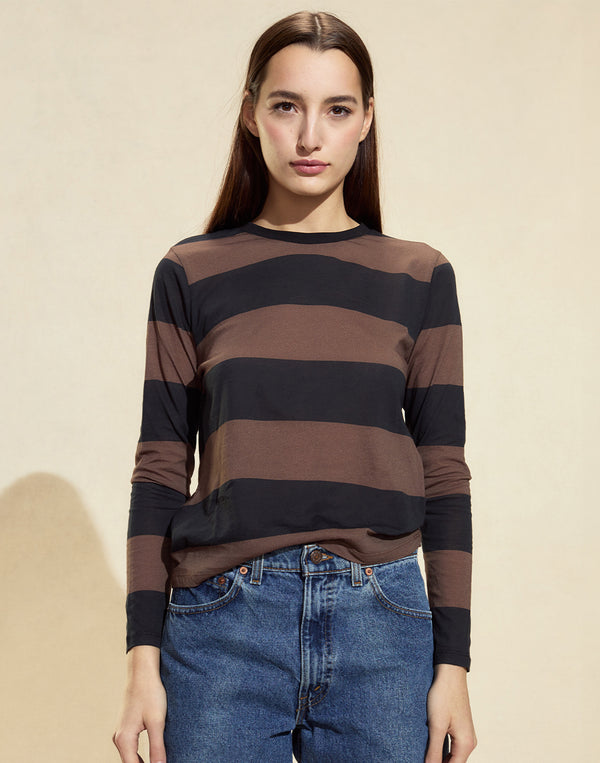 Cynthia Rowley Long Sleeve Everyday Tee