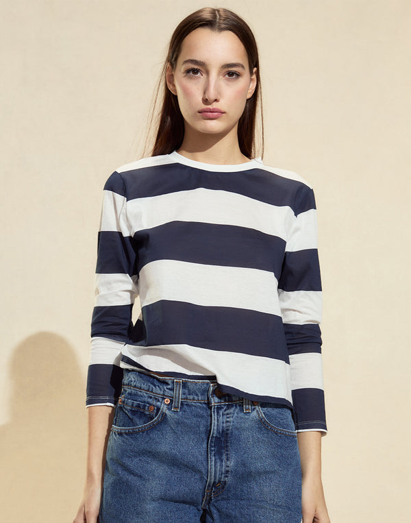 Cynthia Rowley Long Sleeve Everyday Tee