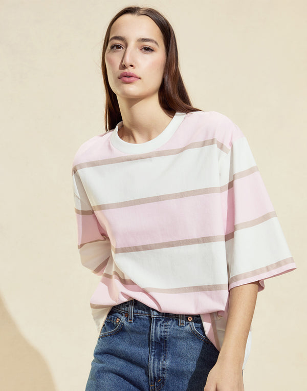 Cynthia Rowley Malibu Striped Tee