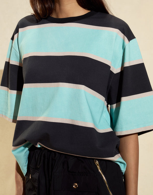 Cynthia Rowley Malibu Striped Tee