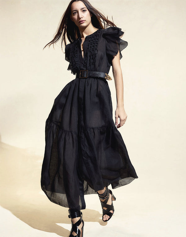 cynthia rowley Mallorca Ramie Kaftan