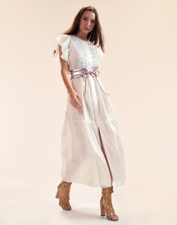 Cynthia Rowley Mallorca Ramie Kaftan