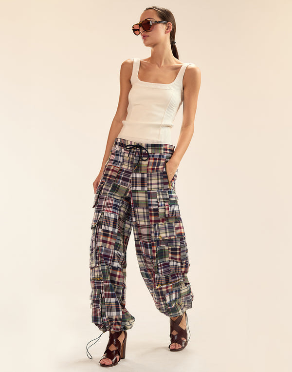cynthia rowley Marisol Madras Cargos