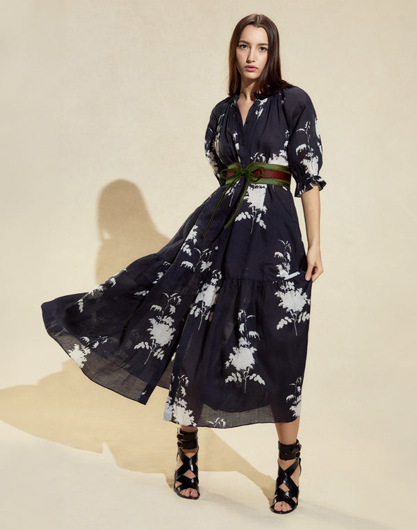 Cynthia Rowley Metallic Vegan Leather Belt