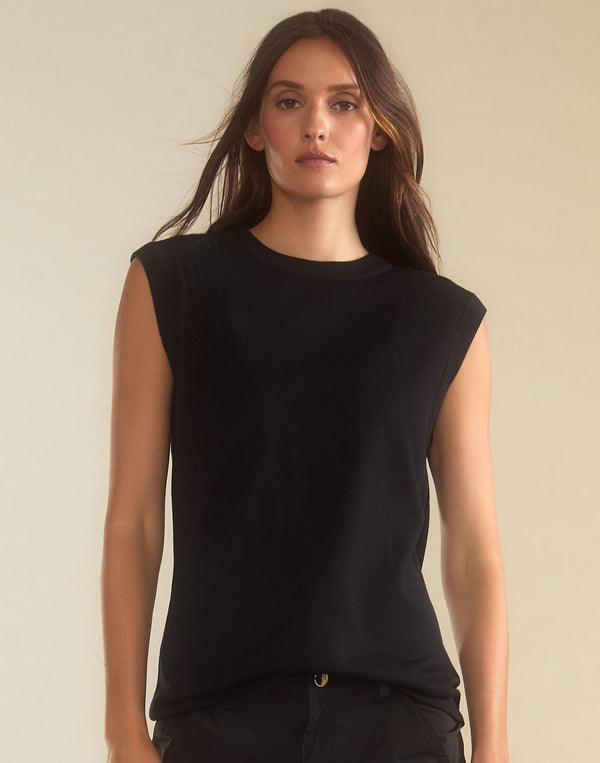 Cynthia Rowley Mica Sleeveless Knit Top