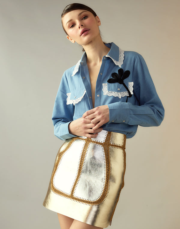 Cynthia Rowley Not My First Rodeo Shirt