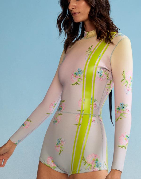 Cynthia Rowley Ombre Floral Wetsuit