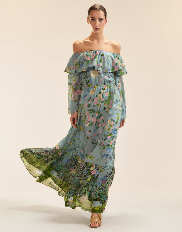 cynthia rowley Ophelia Silk Dress