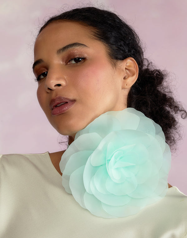 cynthia rowley Organza Flower Ties