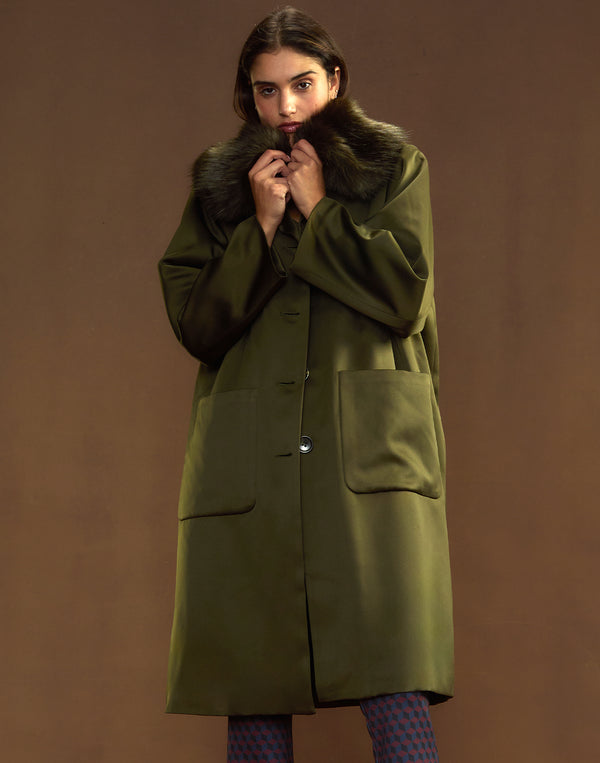 Cynthia Rowley Polished Coat