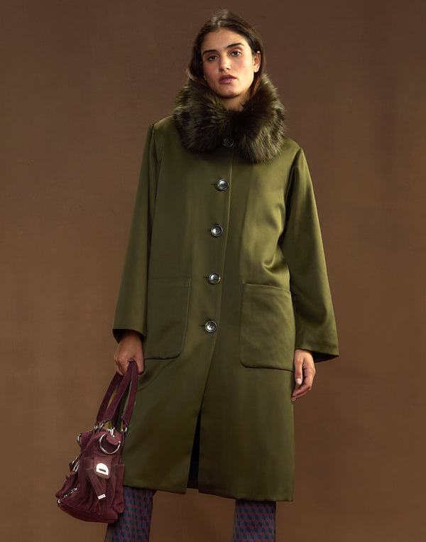 cynthia rowley Polished Coat