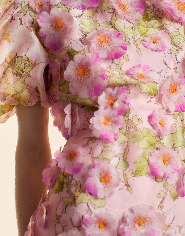 cynthia Rowley Poppy Silk Mini Dress