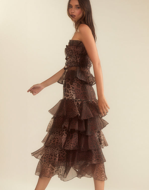 Cynthia Rowley Prim Silk Organza Skirt