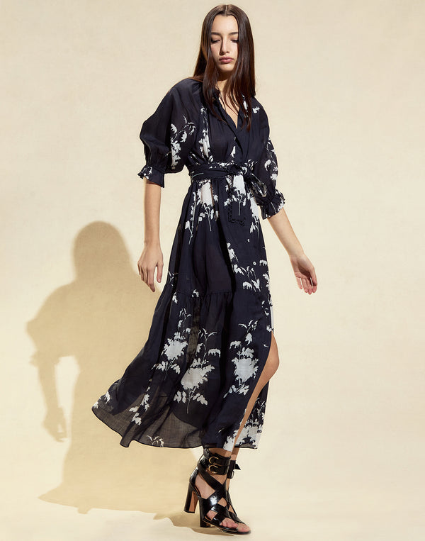 Cynthia Rowley Rosewood Ramie Dress