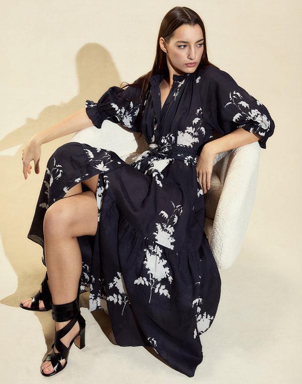 Cynthia Rowley Rosewood Ramie Dress