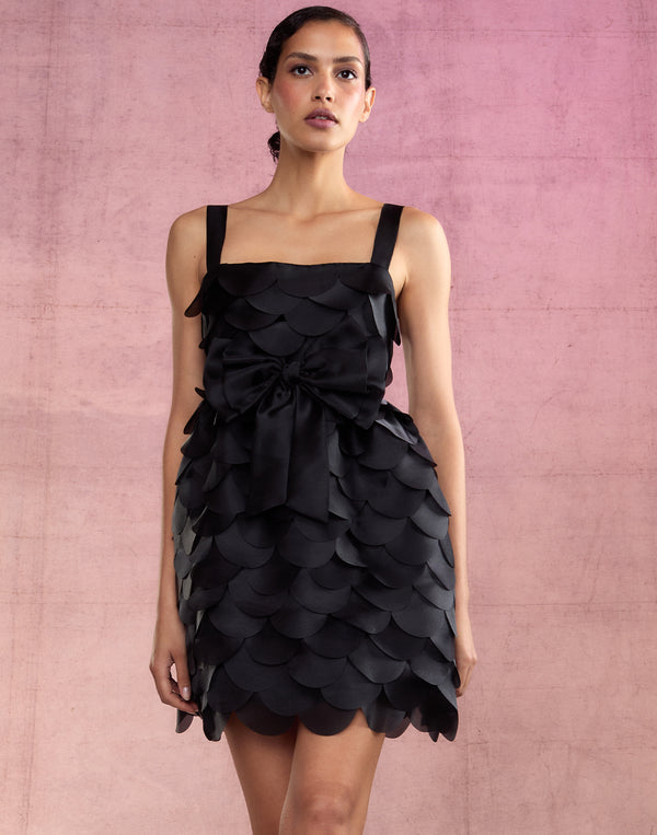 Cynthia Rowley Scalloped Petal Mini Dress