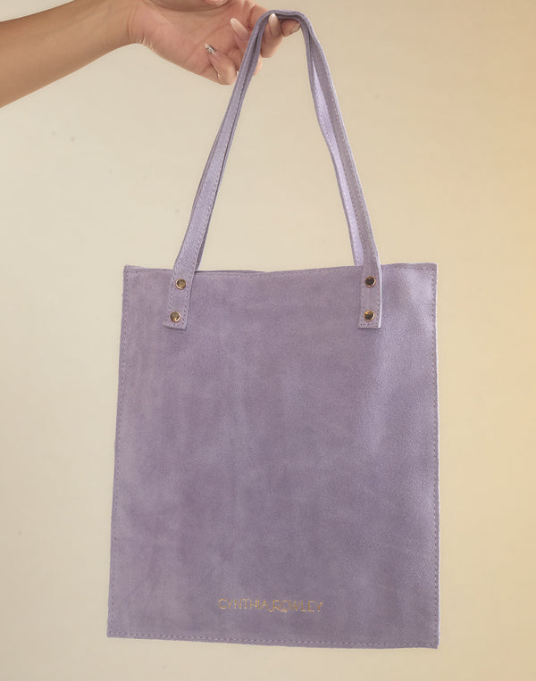 Cynthia Rowley Sleek Suede Tote