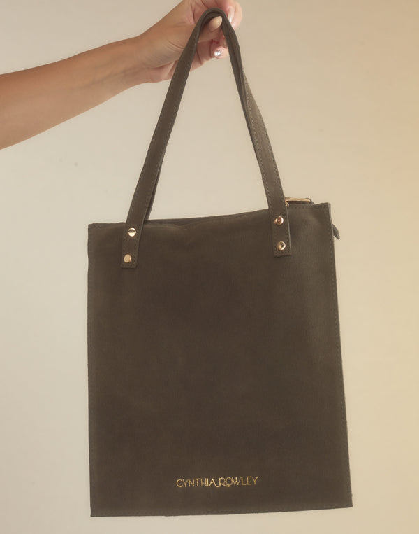 Cynthia Rowley Sleek Suede Tote