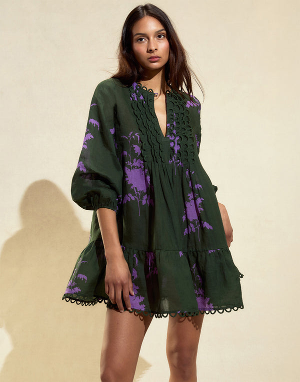 cynthia rowley Sorrento Ramie Dress