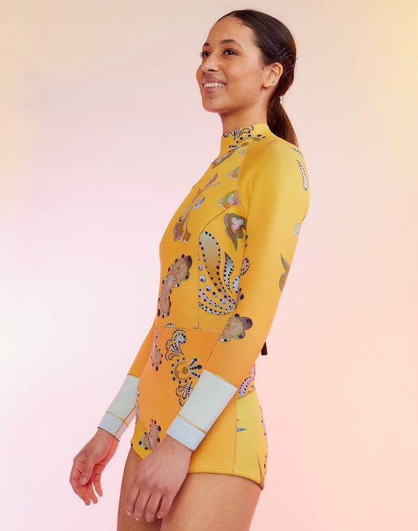 Cynthia Rowley Sunrise Paisley Wetsuit