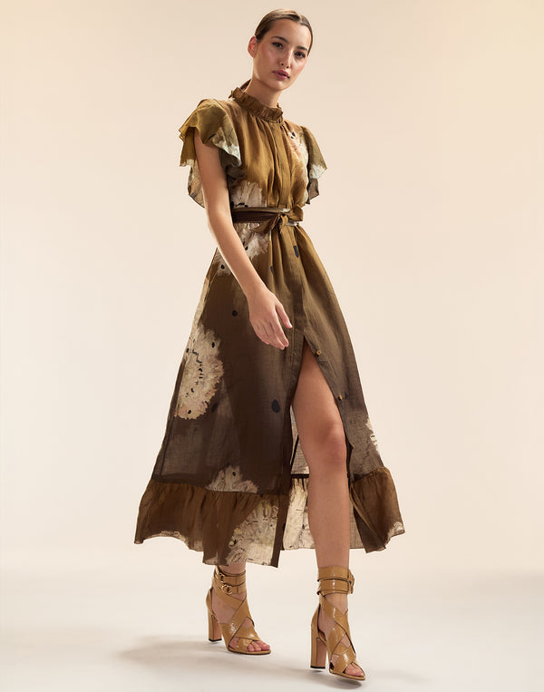 cynthia rowley Umbria Ramie Kaftan