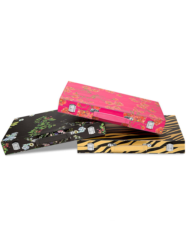 Cynthia Rowley Vegan Leather Backgammon Set