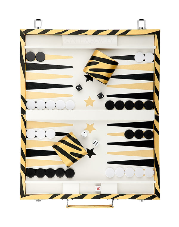 cynthia rowley Vegan Leather Backgammon Set