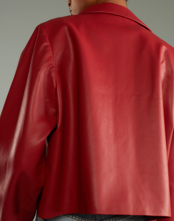 Cynthia Rowley Vegan Leather Jacket